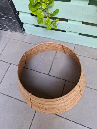 Base mimbre árbol Navidad