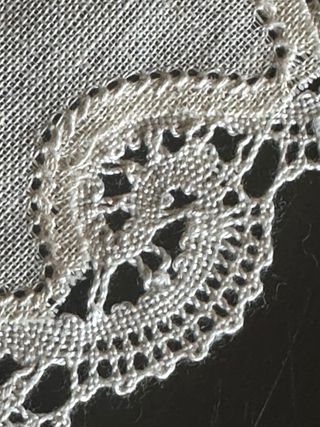 Runner tavolo antico in lino beige
