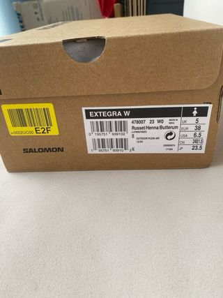 Zapatillas Salomon Extegra W Talla 38