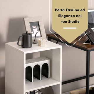 Set di Librerie a 2 Pezzi, Libreria in Legno a 2 L