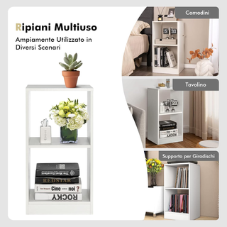 Set di Librerie a 2 Pezzi, Libreria in Legno a 2 L