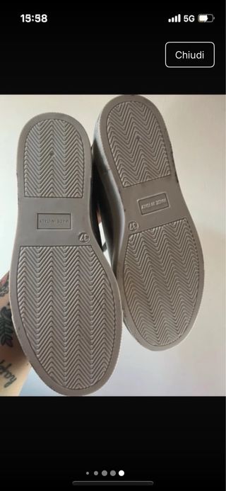 Scarpe Mira Rubens Argento