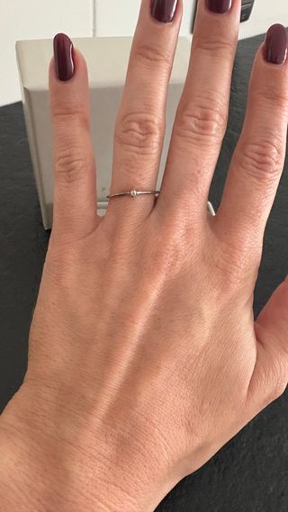 Anillo PDPAOLA Solitario Diamante Oro Blanco