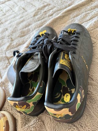 Adidas Stan Smith BAPE Camo Negro Dorado