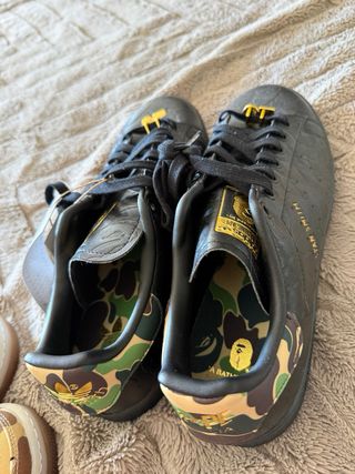 Adidas Stan Smith BAPE Camo Negro Dorado