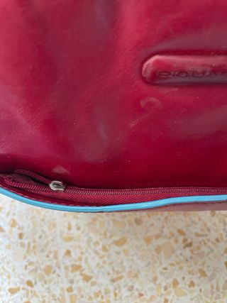 Zaino Piquadro Pelle Rosso