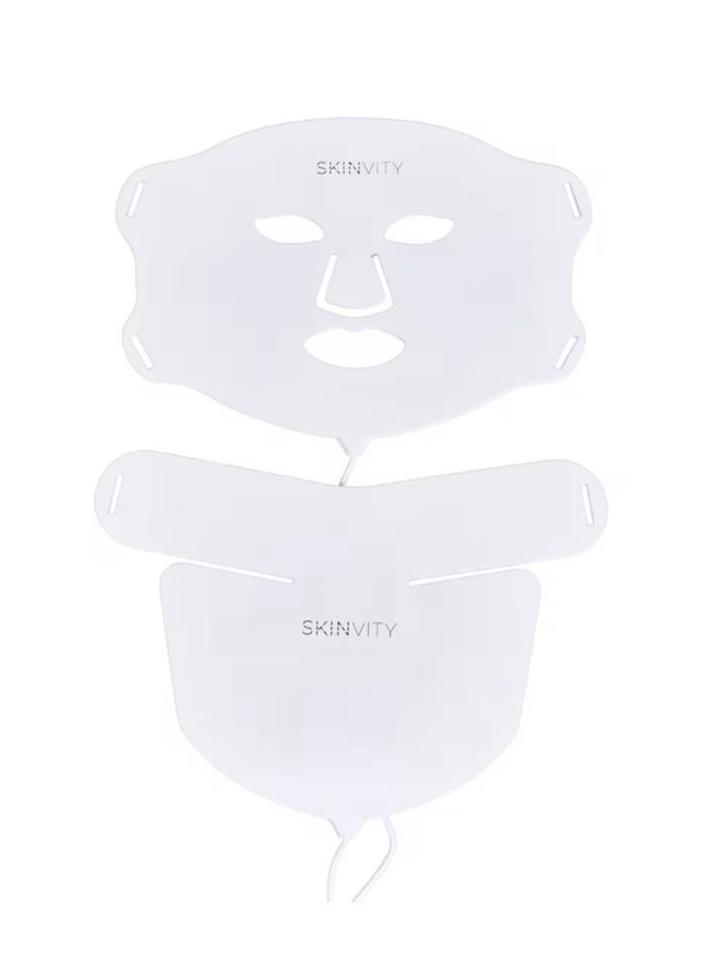 SKINVITY Máscara LED branca para rosto e pescoço