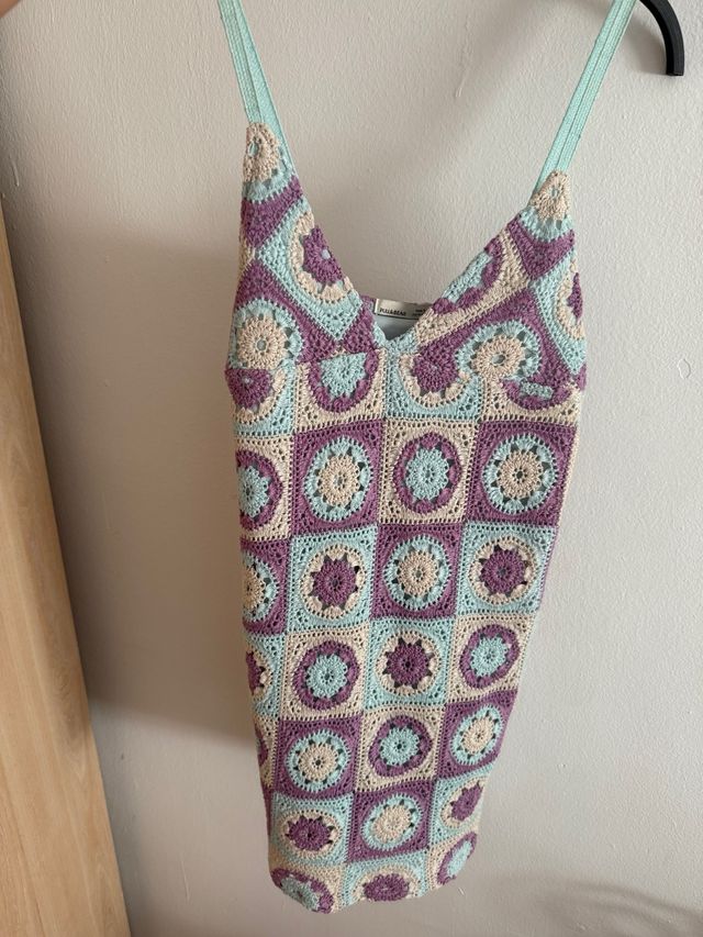 Vestido Crochet Corto M Pull&Bear