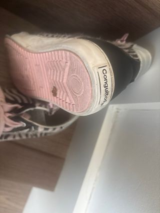 Zapatillas niña pink/silver estrella