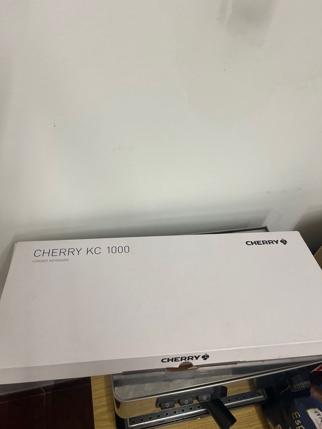 Teclado Cherry KC 1000 Beige/Blanco