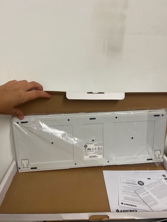 Teclado Cherry KC 1000 Beige/Blanco