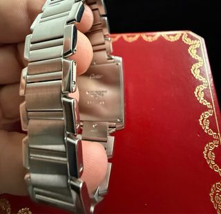 Reloj Cartier Tank Francoise Cronoflex Plata
