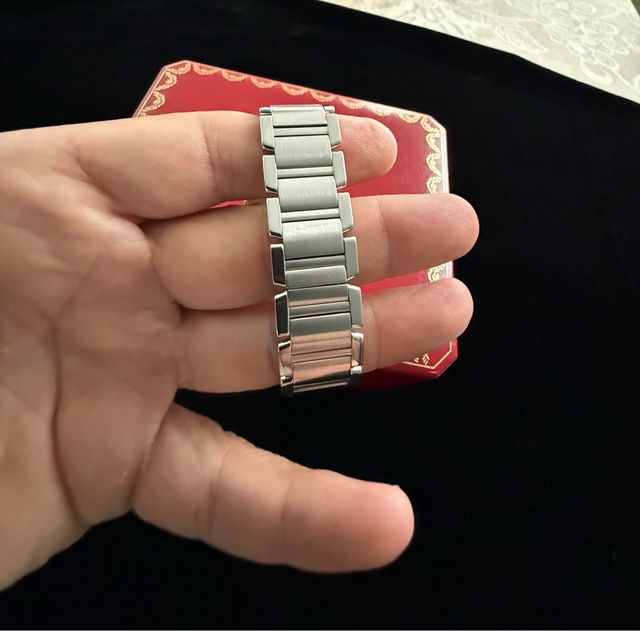 Reloj Cartier Tank Francoise Cronoflex Plata