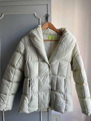 Piumino oversize ghiaccio/menta M