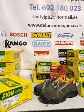 Zapatos de seguridad Panter S1P Talla 40 nuevos