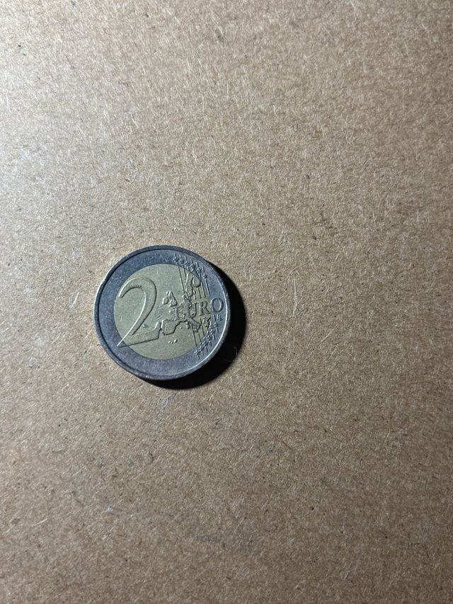 Moneda 2€ Griega 2002 Error Acuñación