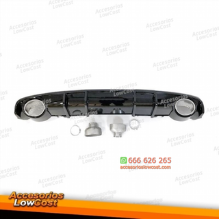 Difusor Trasero AUDI A4 B9 2016+ LOOK RS4 ABS