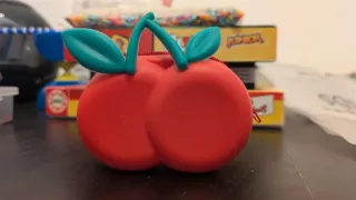 Monedero de silicona forma de cerezas