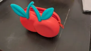 Monedero de silicona forma de cerezas