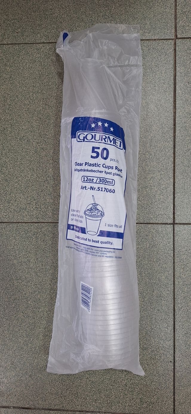 Gourmet Vasos Plástico Desechables 50uds 12oz