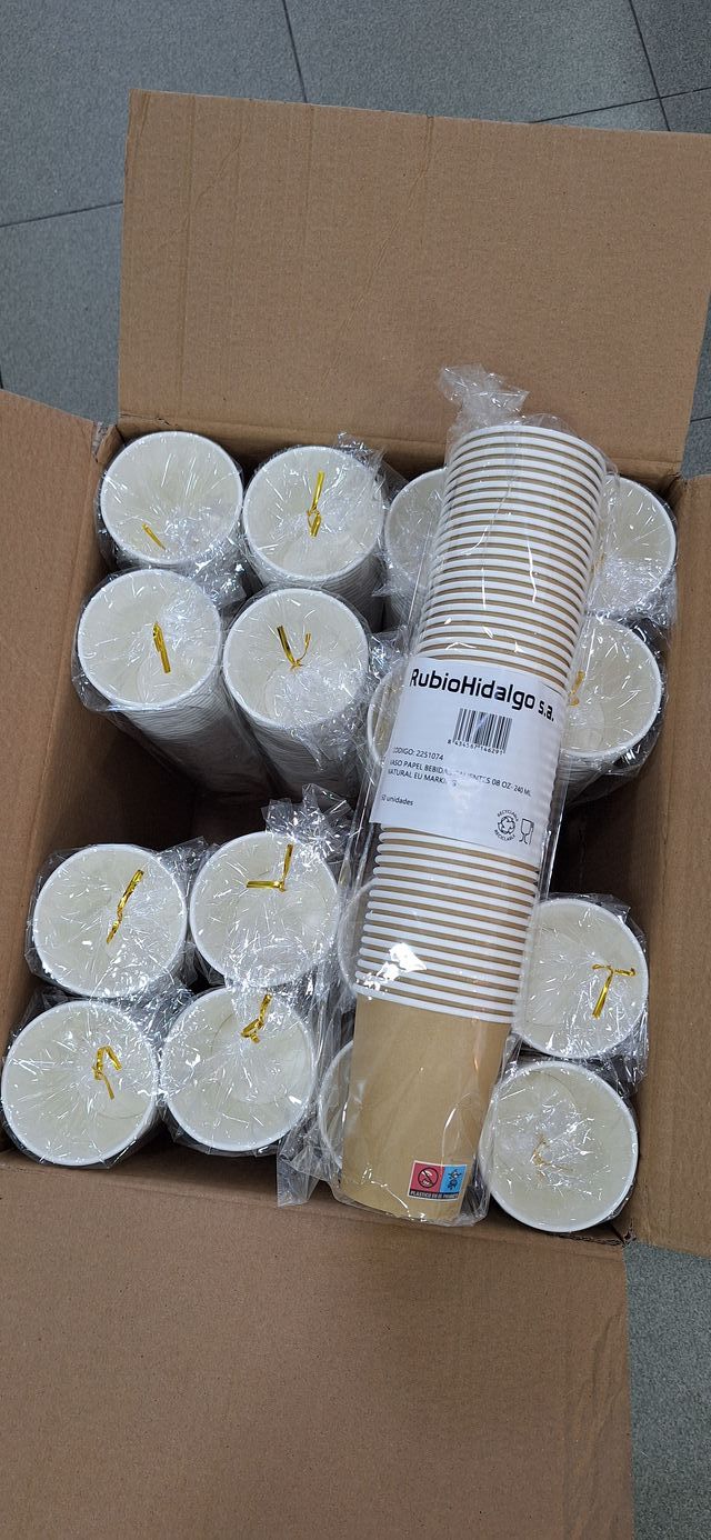 Gourmet Vasos Plástico Desechables 50uds 12oz