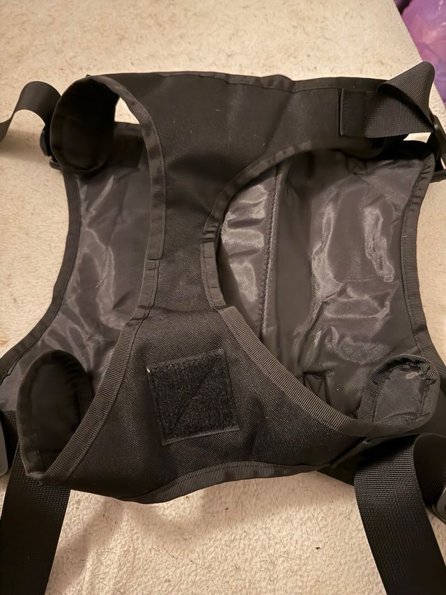 Chaleco Táctico Perro Grande Negro