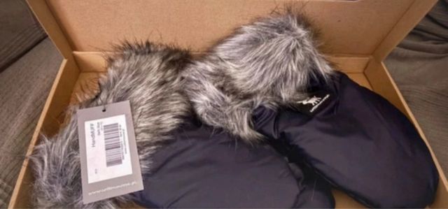 Saco y guantes para carrito bebé azul