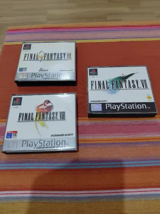 Lote Final Fantasy PS1 (IX, VIII, VII) 