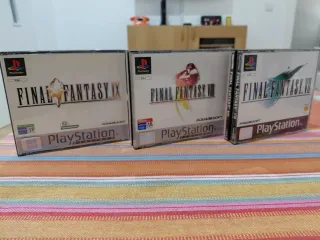 Lote Final Fantasy PS1 (IX, VIII, VII) 