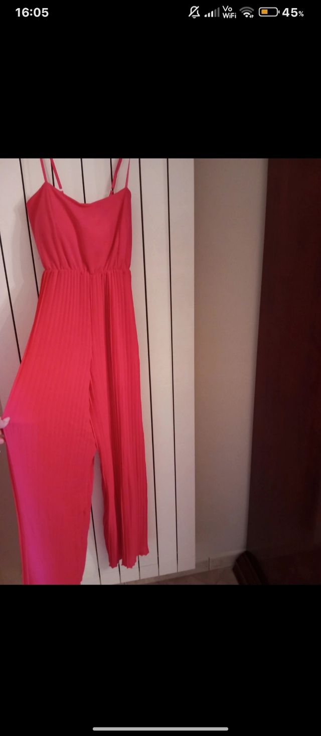 Tuta intera donna fucsia