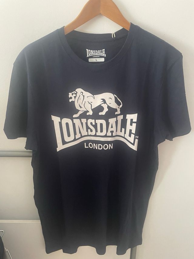 Camiseta Lonsdale Talla L Azul