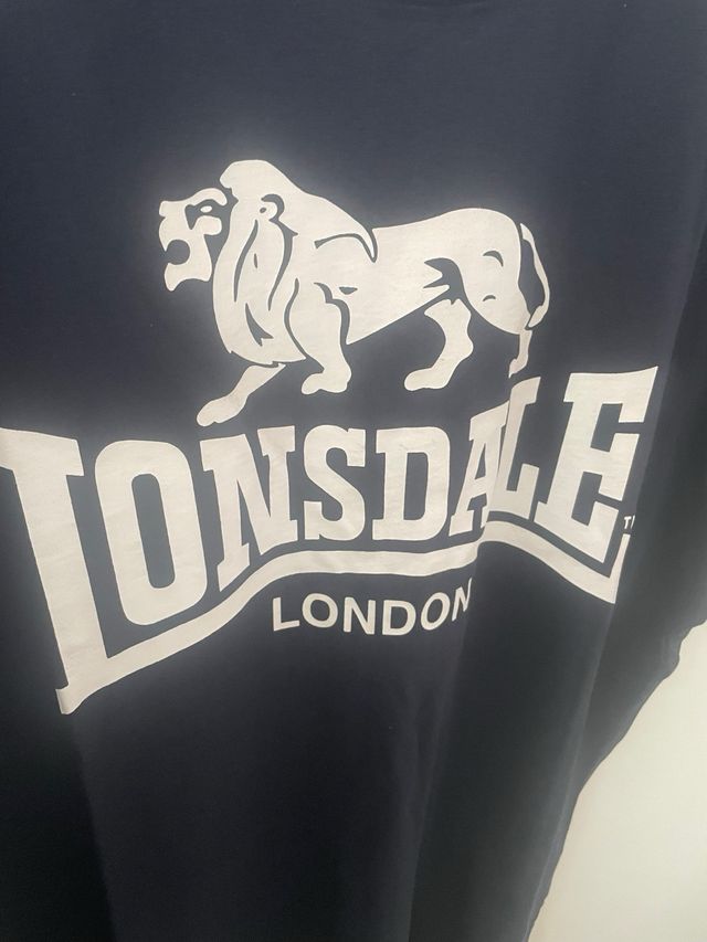 Camiseta Lonsdale Talla L Azul