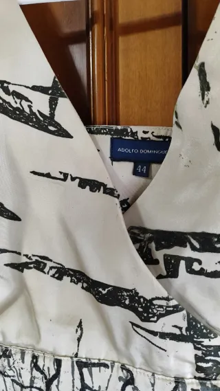 Vestido Adolfo Domínguez Beige/Negro