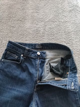 Jeans donna a zampa blu