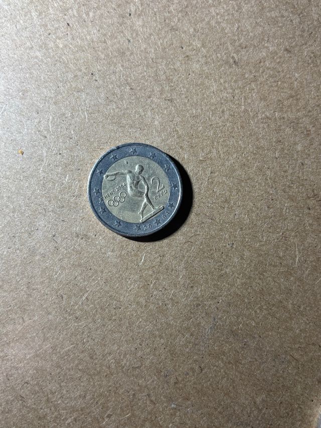 Moneda 2€ Atenas Grecia 2004 Conmemorativa