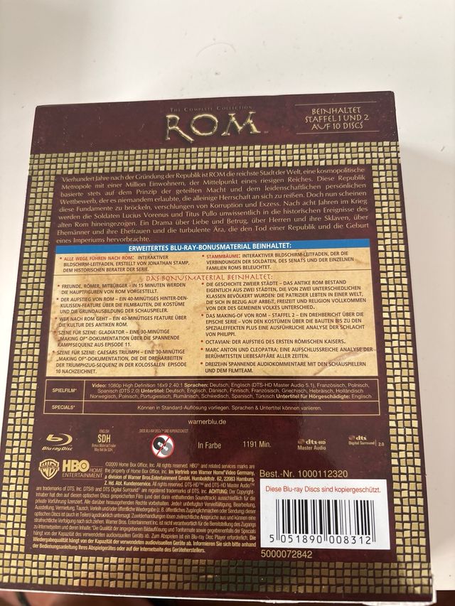 Serie Roma bluray