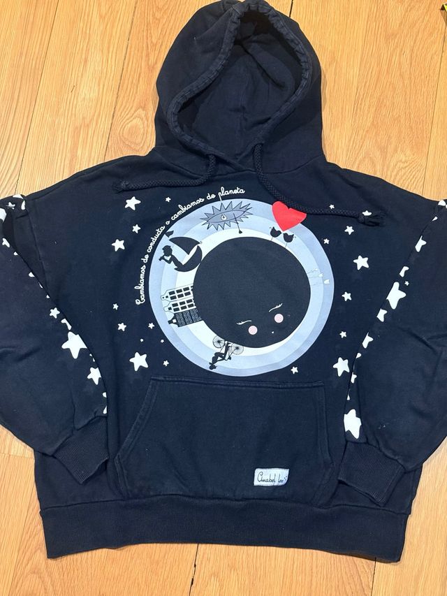 Sudadera Anabel Lee Negra Talla XS