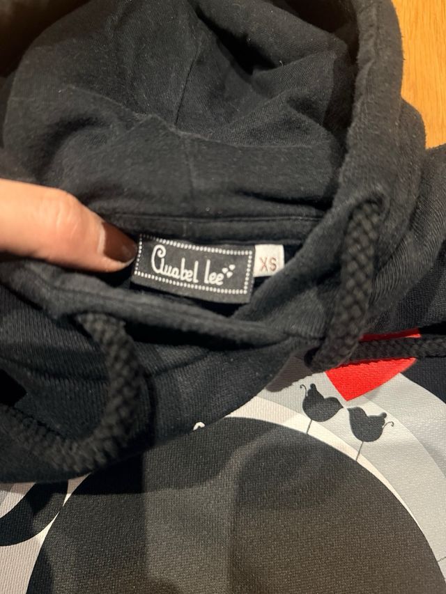 Sudadera Anabel Lee Negra Talla XS