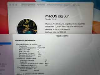 MacBook Pro 13” Retina Finales 2013