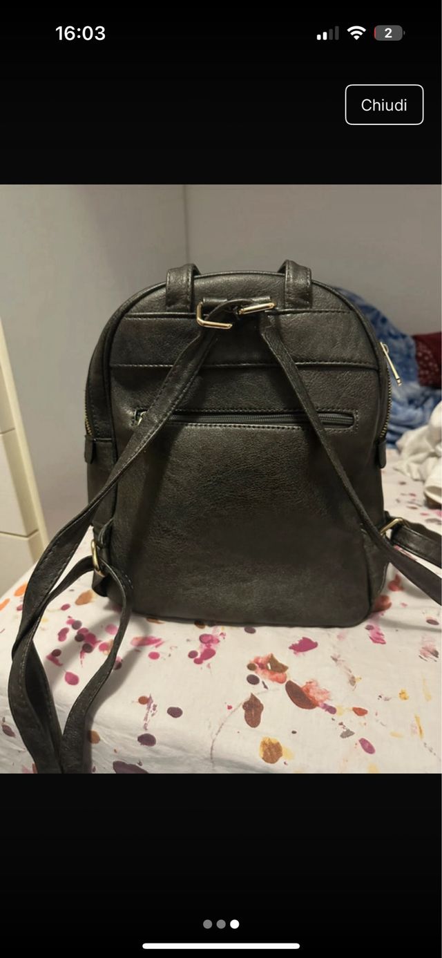 Zaino con paillettes