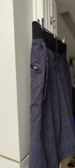 Pantalón corto Lululemon azul/gris