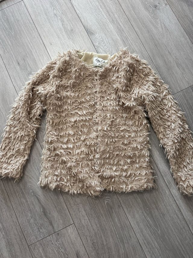 Chaqueta peluda Pimkie beige Talla S