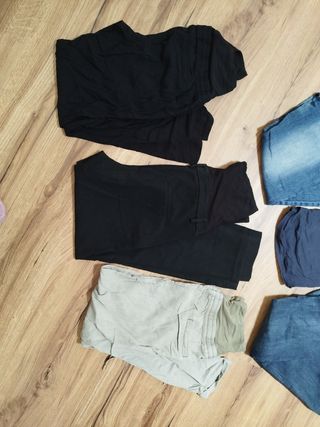 Lote pantalones premamá. 