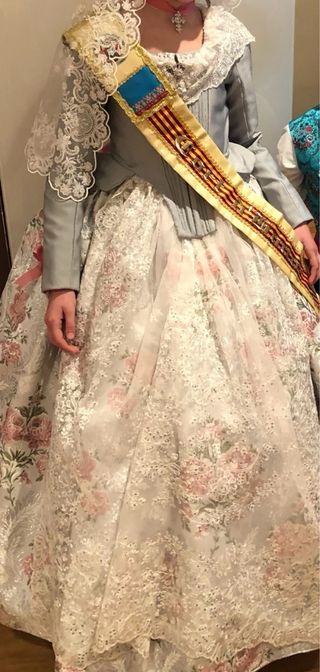 Corpiño gris niña fallera talla 9/10