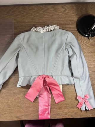 Corpiño gris niña fallera talla 9/10