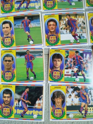 Lote 15 cromos F.C. Barcelona Liga Este 96/97