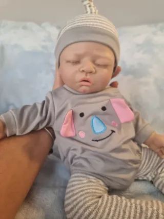 Bebé Reborn Silicona Blanda Platino