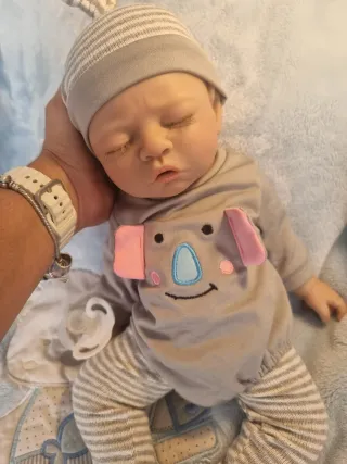 Bebé Reborn Silicona Blanda Platino
