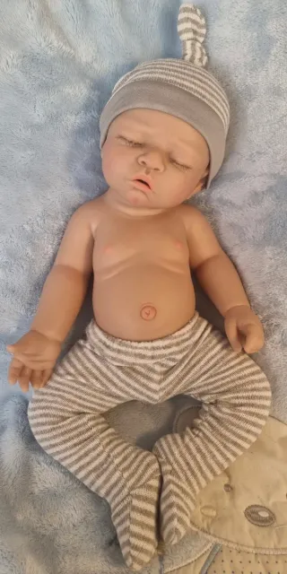Bebé Reborn Silicona Blanda Platino