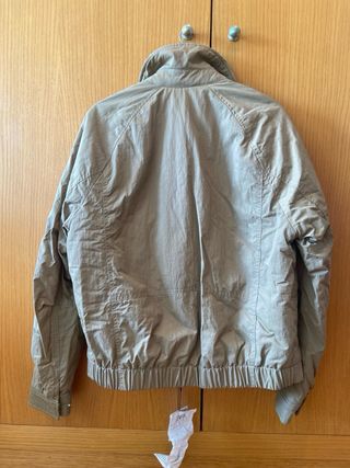 Chaqueta Zara Beige Marrón bomber talla S-38 teens